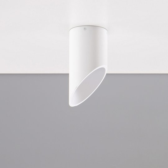 Taklampa Saturn 20 som downlight, vit