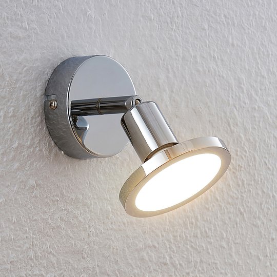 Lindby Ayden LED-väggspot i krom