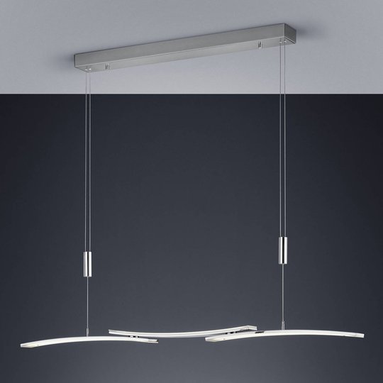 BANKAMP 2138/3-92 LED-hänglampa, matt nickel