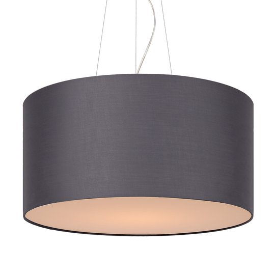 Universell hänglampa Coral, grå, 60 cm