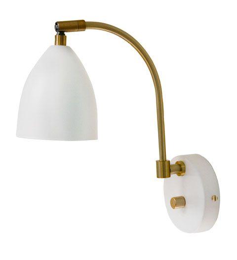 Deluxe LED vägglampa (Vit)