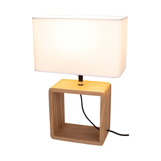 Bordslampa Canvas, ek oljad