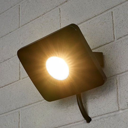 Utomhus LED-väggspot Duke av aluminium, 20 W