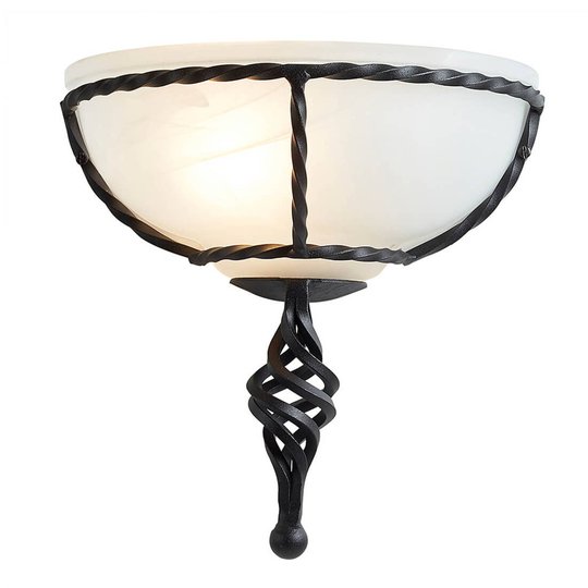 Vägglampa Pembroke, stomme svart