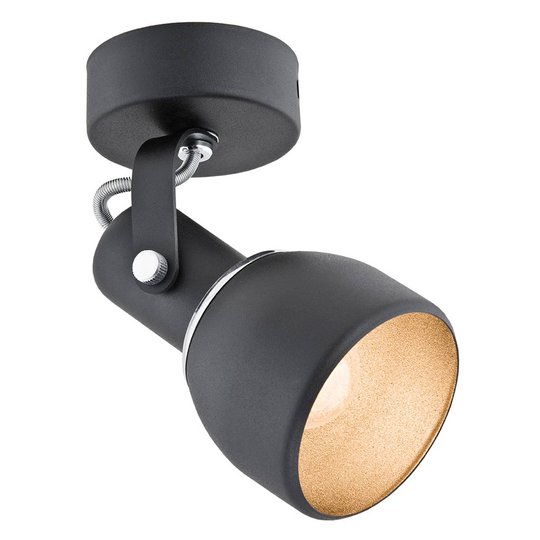 Takspotlight Fiord, 1 lampa, svart