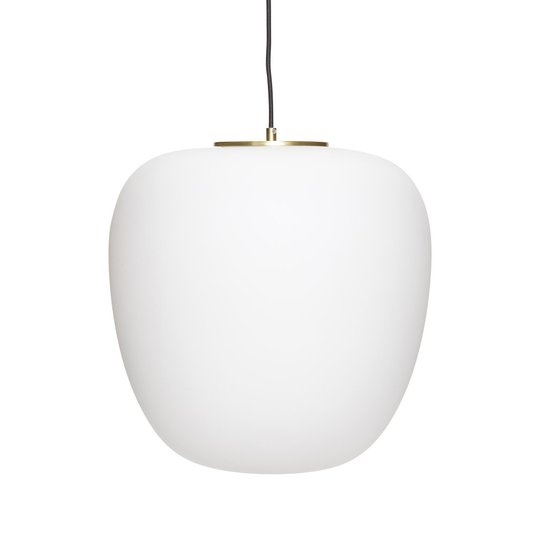 Hubsch Glas/Opal taklampa (Vit)