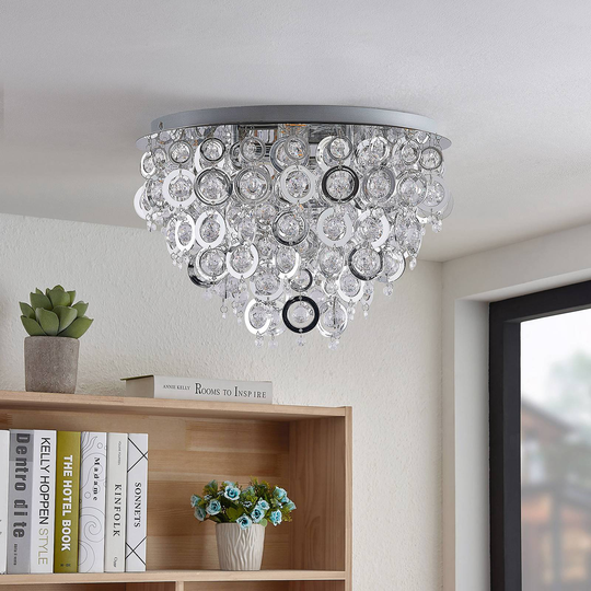 Lindby Kisana taklampa, Ø 50 cm