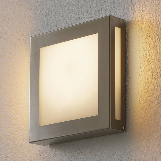 Sensor-LED-utomhuslampa Aqua Legendo Mini, stål