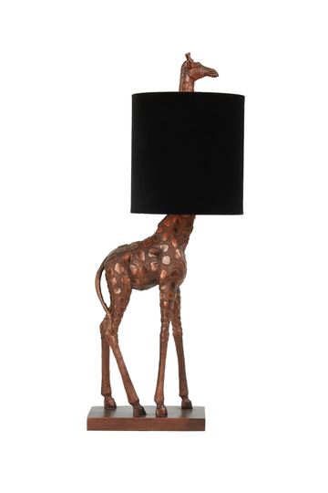 Giraffe bordslampa (Brons)