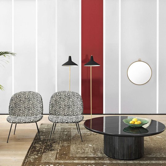 GUBI G-10 golvlampa svart/mässing
