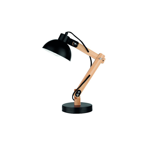 Lila bordslampa (Svart)