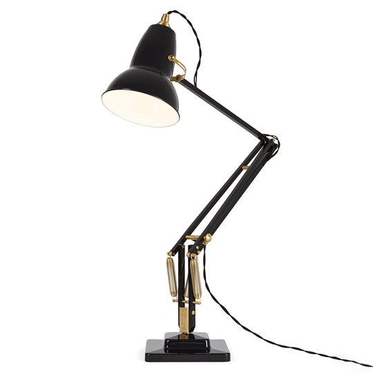 Anglepoise Original 1227 Brass bordslampa svart