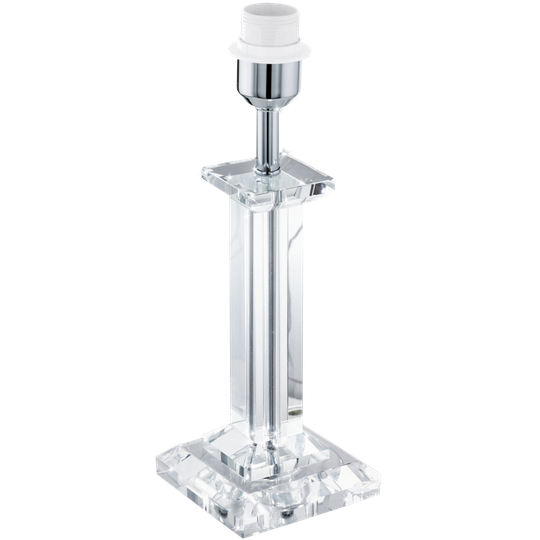 Glasbury lampfot 3 (Förkromad/blank)
