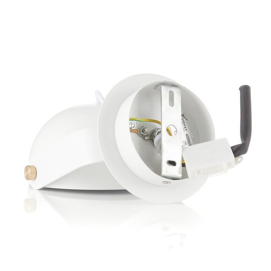 LED-vägglampa Hemi svängbar skärm vit