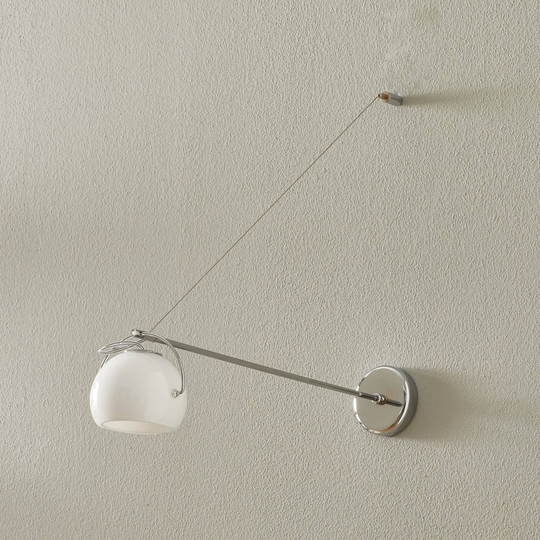 Fabbian Beluga White vägglampa 1 lampa