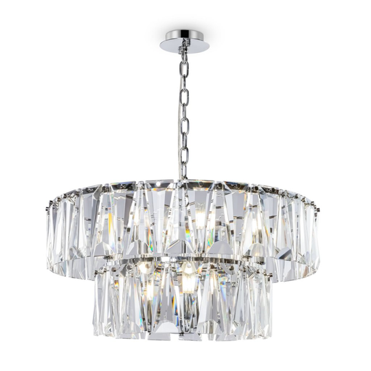 Puntes kristall 68cm (Krom)