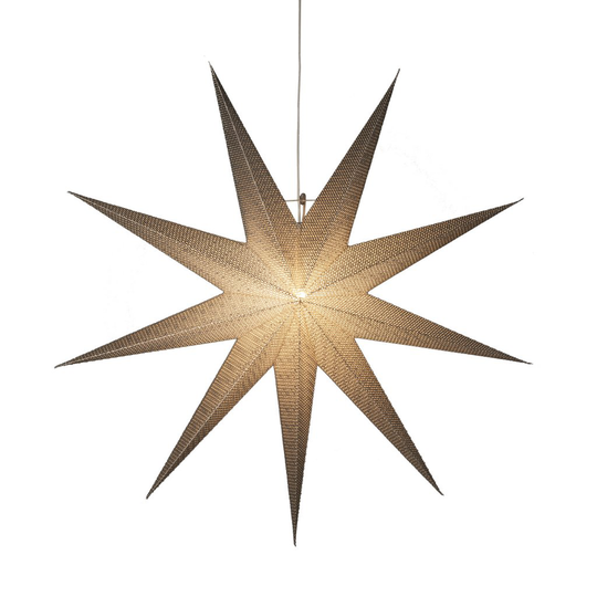 Pappersstjärna 115cm (Silver)