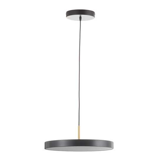 UMAGE Asteria medium hänglampa mässing antracit