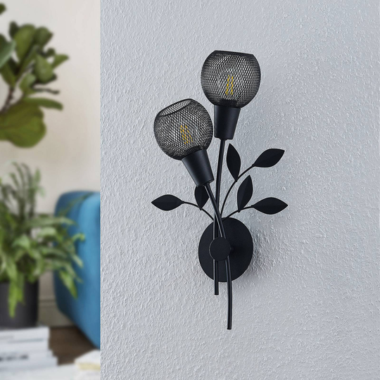 Lindby Kanye florentinsk vägglampa, 2 lampor