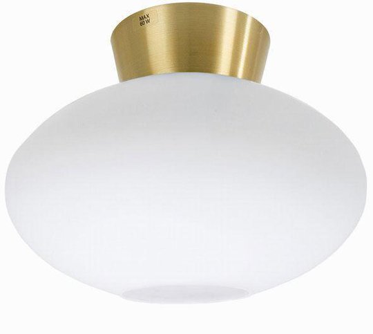 Bullo plafond opal/mässing (Mässing/guld)