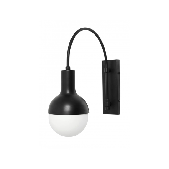 Vägglampa MOON svart Nordal