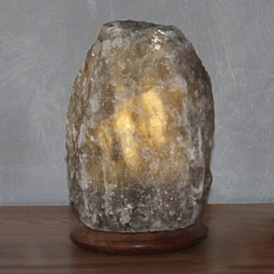 Rock Grey Line saltkristallbordslampa