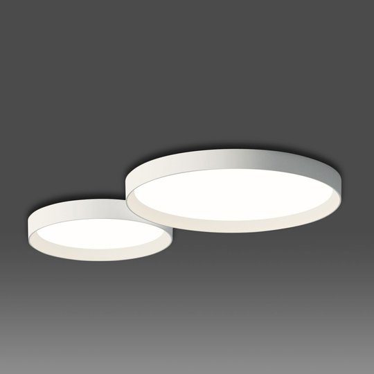 Enkel LED-taklampa Up i vitt
