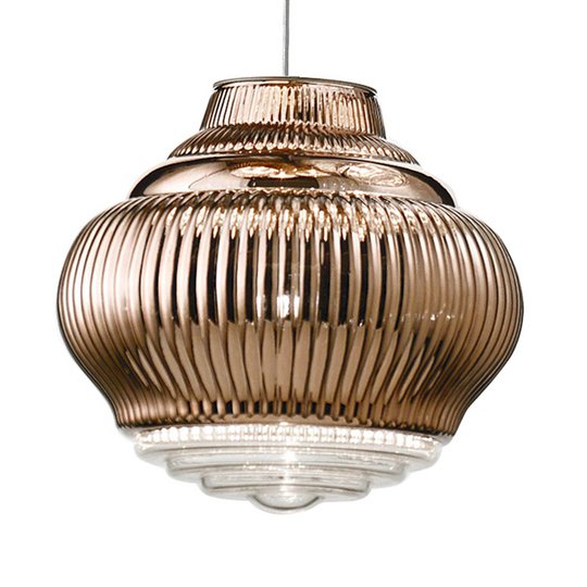 Pendellampa Bonnie 130 cm brons metallic