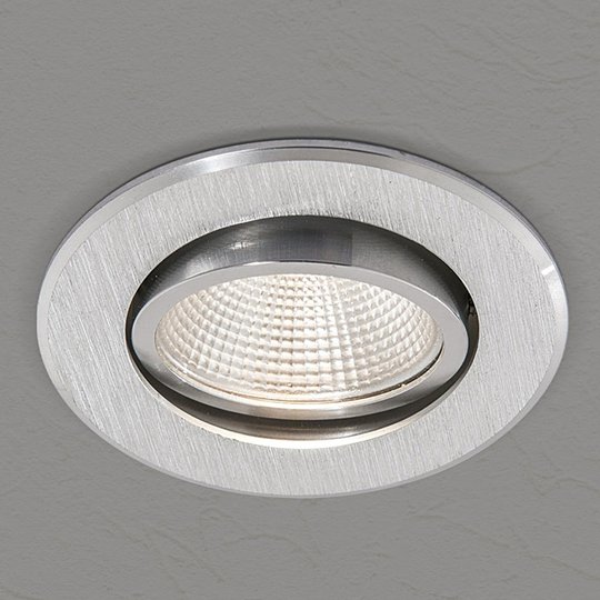 Rund LED-inbyggnadslampa Sabet