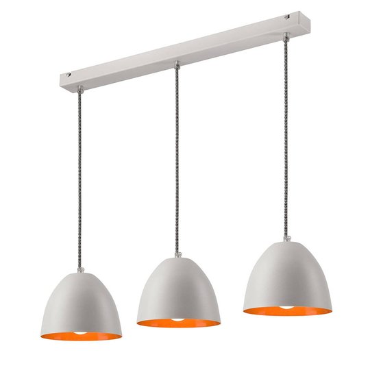 Pendellampa Atlantik, 3 lampor, vit