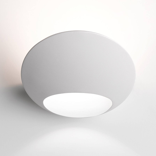 Luceplan Garbì LED-vägglampa, vit, 2 700 K