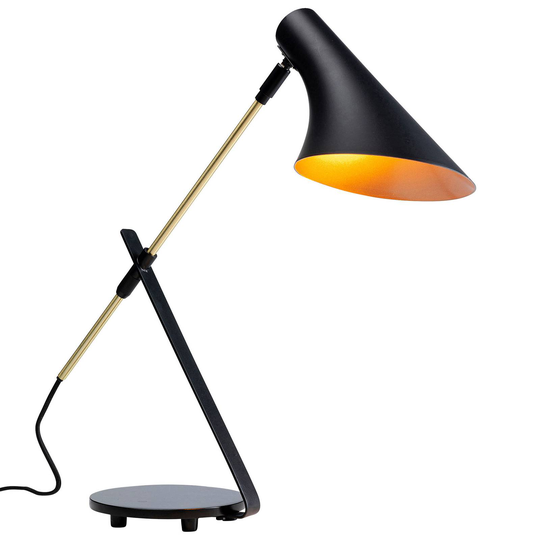 KARE Axe bordslampa svart med kontrastdetaljer