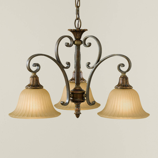 Tilltalande taklampa KELHAM HALL, trearmad
