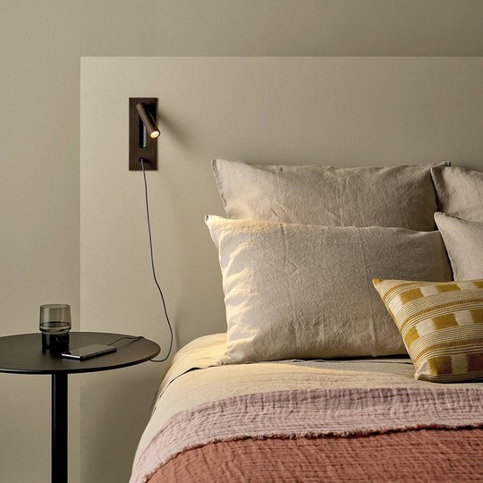 Astro Fuse LED USB LED-vägginbyggnadslampa nickel