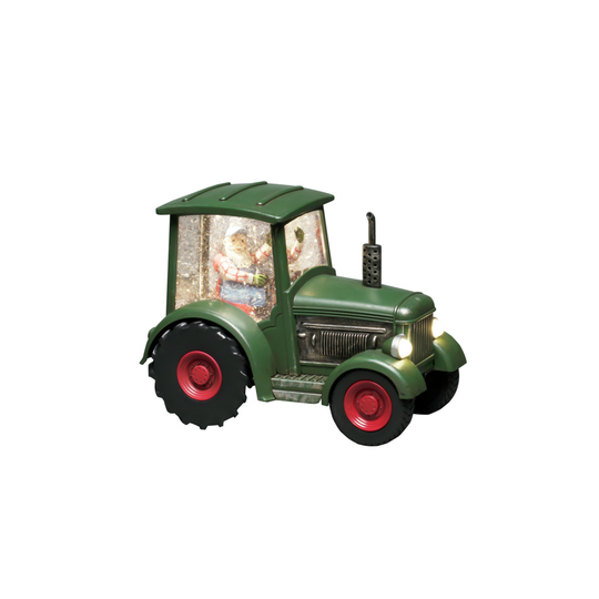 Vattenfylld traktor med man (Grön)