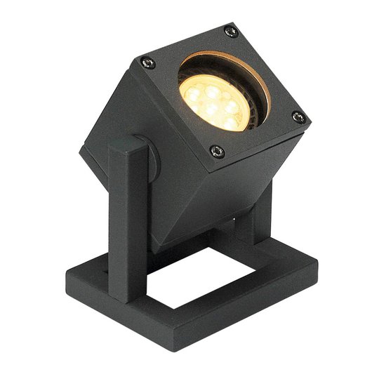 SLV Cubix I utomhus spotlampa IP44 antracit