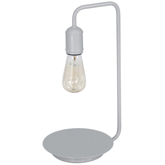 Bordslampa 8984 med öppet uttag, grå