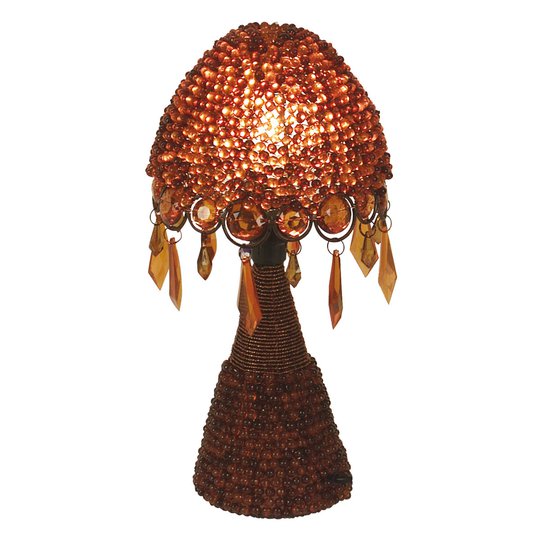 Bordslampa Perla 30 cm röd