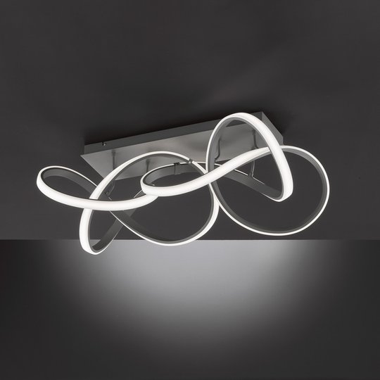 LED-taklampa Indigo, 2 lampor, antracit