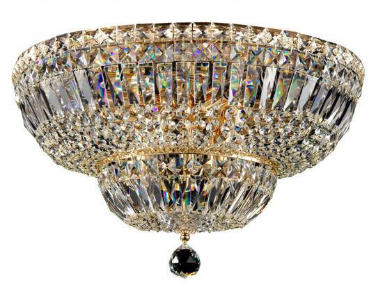 Basfor kristall 46cm (Mässing/guld)