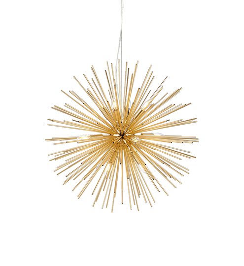 Soleil taklampa (Mässing/guld)