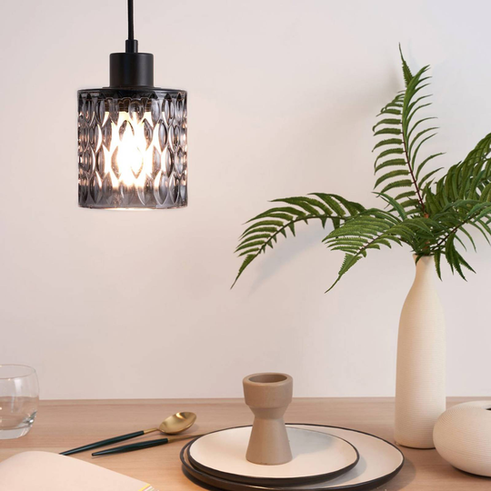Pauleen Gleaming Magic hänglampa med rökglas