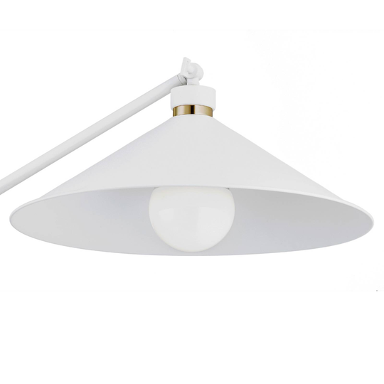 Golvlampa Natalie, vit