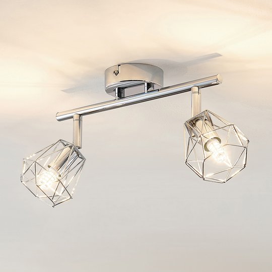 Lindby Giada LED-takspotlight, 2 lampor