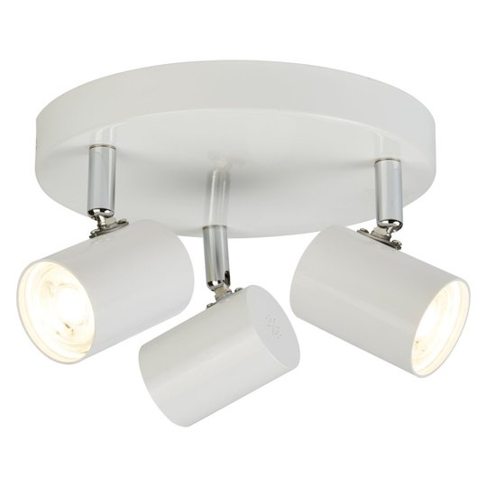 Rollo 3-spot LED (Vit)