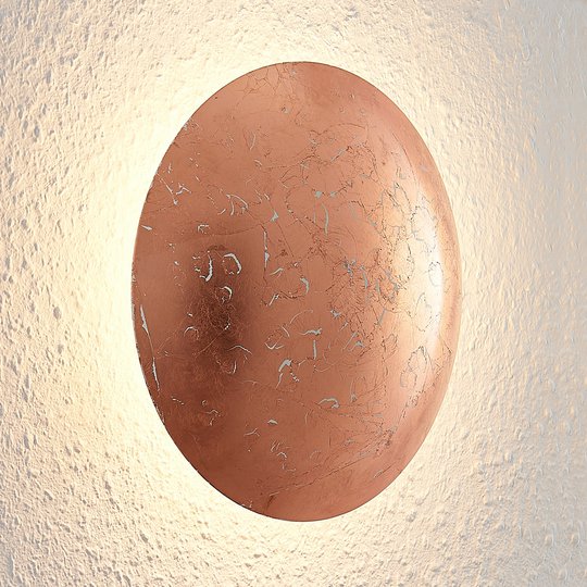 Lindby Illuma LED-vägglampa, koppar