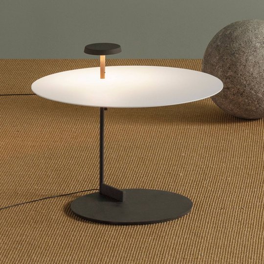 Vibia Flat LED-golvlampa 43 cm vit, dimbar