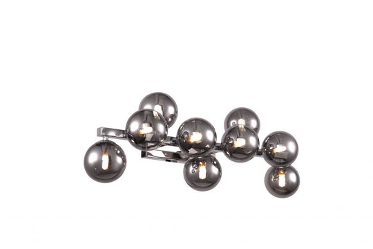Dallas 9 vägglampa (Rökfärgad)