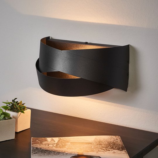 Indirekt lysande vägglampa Tornado