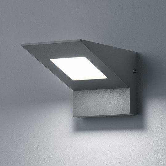 LED-utomhusvägglampa Nelson, antracitfärg